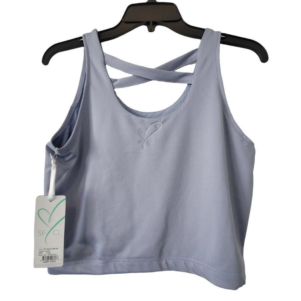 San Francisco City Lights Blue Tank Activewear Size L